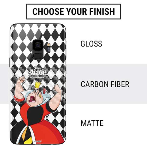 Disney Alice in Wonderland Queen of Hearts Off with their Head! Galaxy S9 Skin